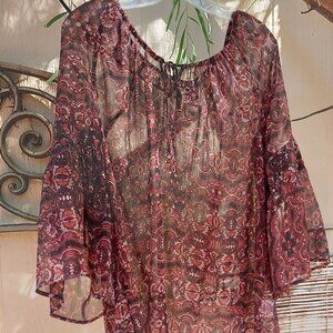 Beautiful Hippie Ethnic Style Blouse Tunic